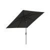 Baser Supreme Sonnenschirm m. Kurbel 250x250 cm, Anthrazit