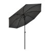 Baser Compact Balcony Parasol Anthracite